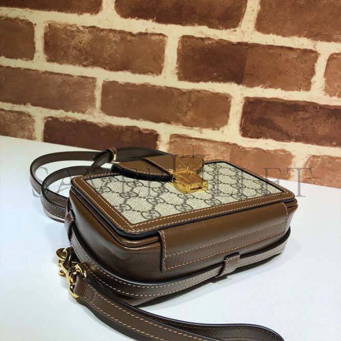 GUCCI MINI BAG WITH CLASP CLOSURE 614368 92TCG 8563 (18*10.5*6.5cm)